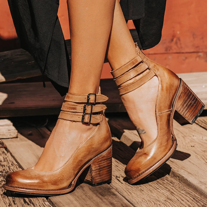 Ginevra Chic-Strap Heels
