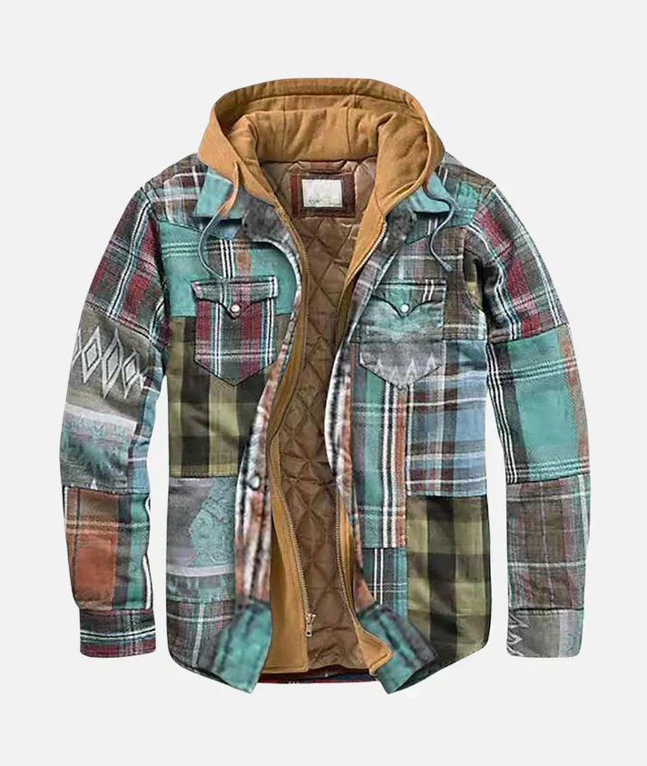 Savrani | Patchwork Check Jacket