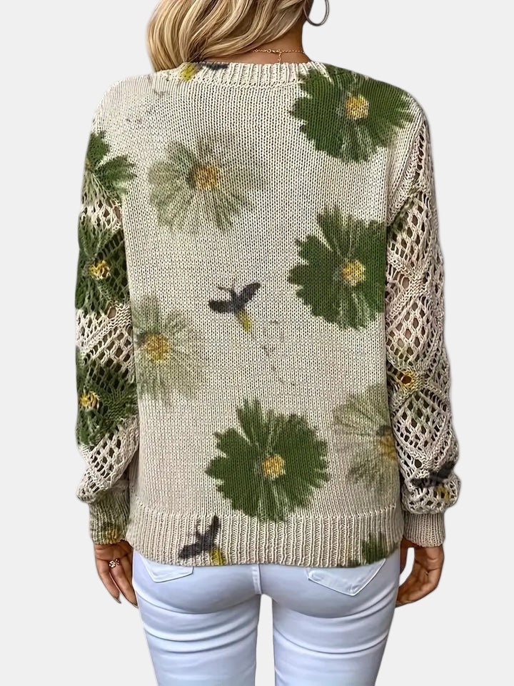 Emily | Elegant Floral Cardigan