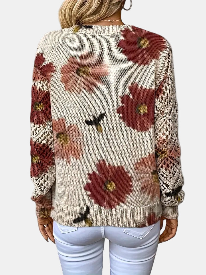 Emily | Elegant Floral Cardigan