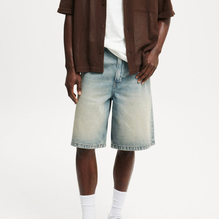 Alessandro Blue Denim Shorts