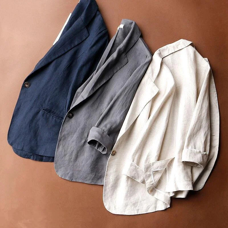 Aleandro | Linen Blazer