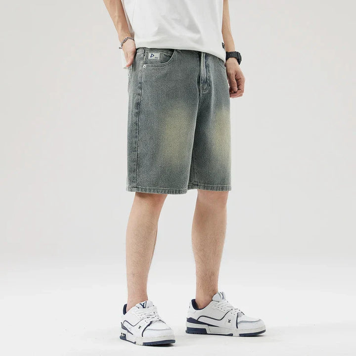 Carter Faded Blue Denim Shorts