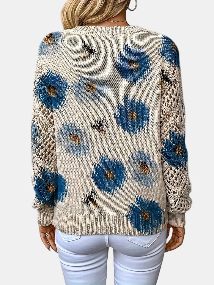 Emily | Elegant Floral Cardigan