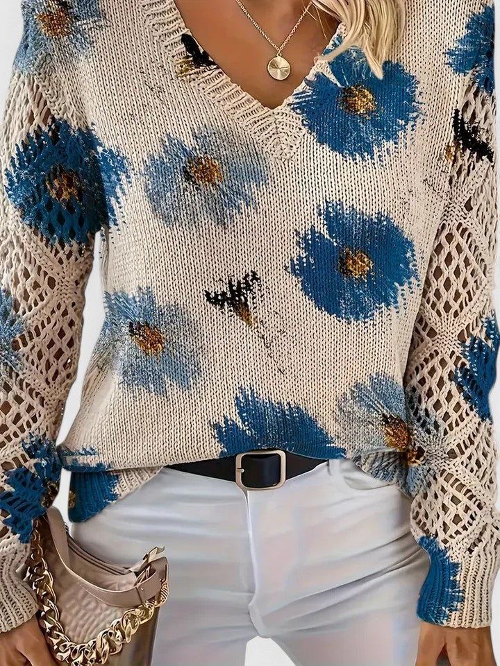 Emily | Elegant Floral Cardigan